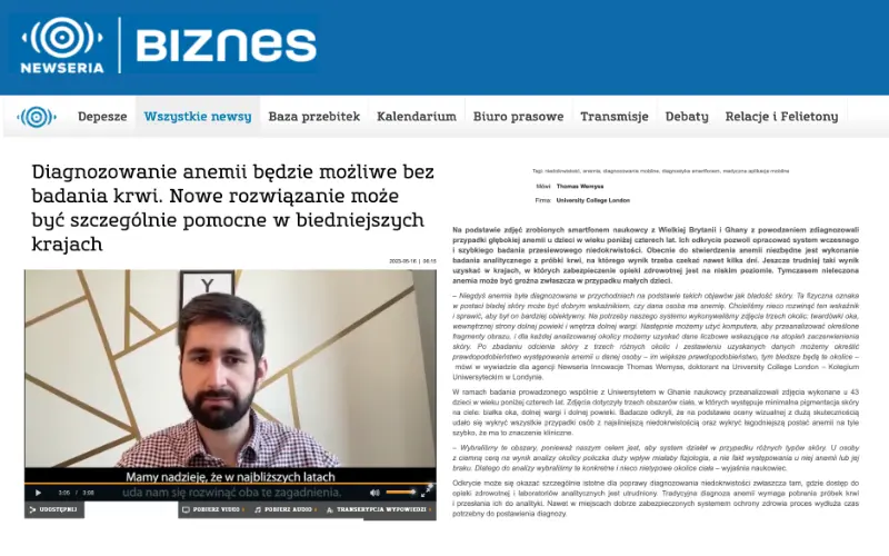 A screenshot from Hunan TV, showing a research paper and a presenter.